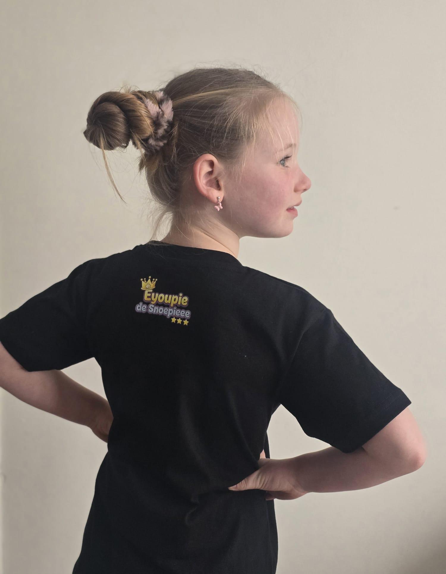 Zwart t-shirt achterkant